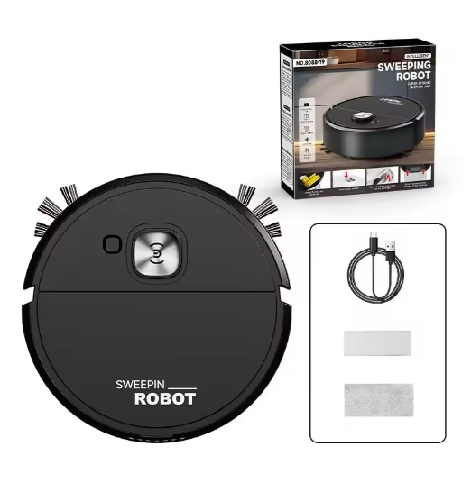 Inteligentny Robot sprzątający USB, odkurzacz, mop 3 w 1, bezprzewodowy, 1500Pa